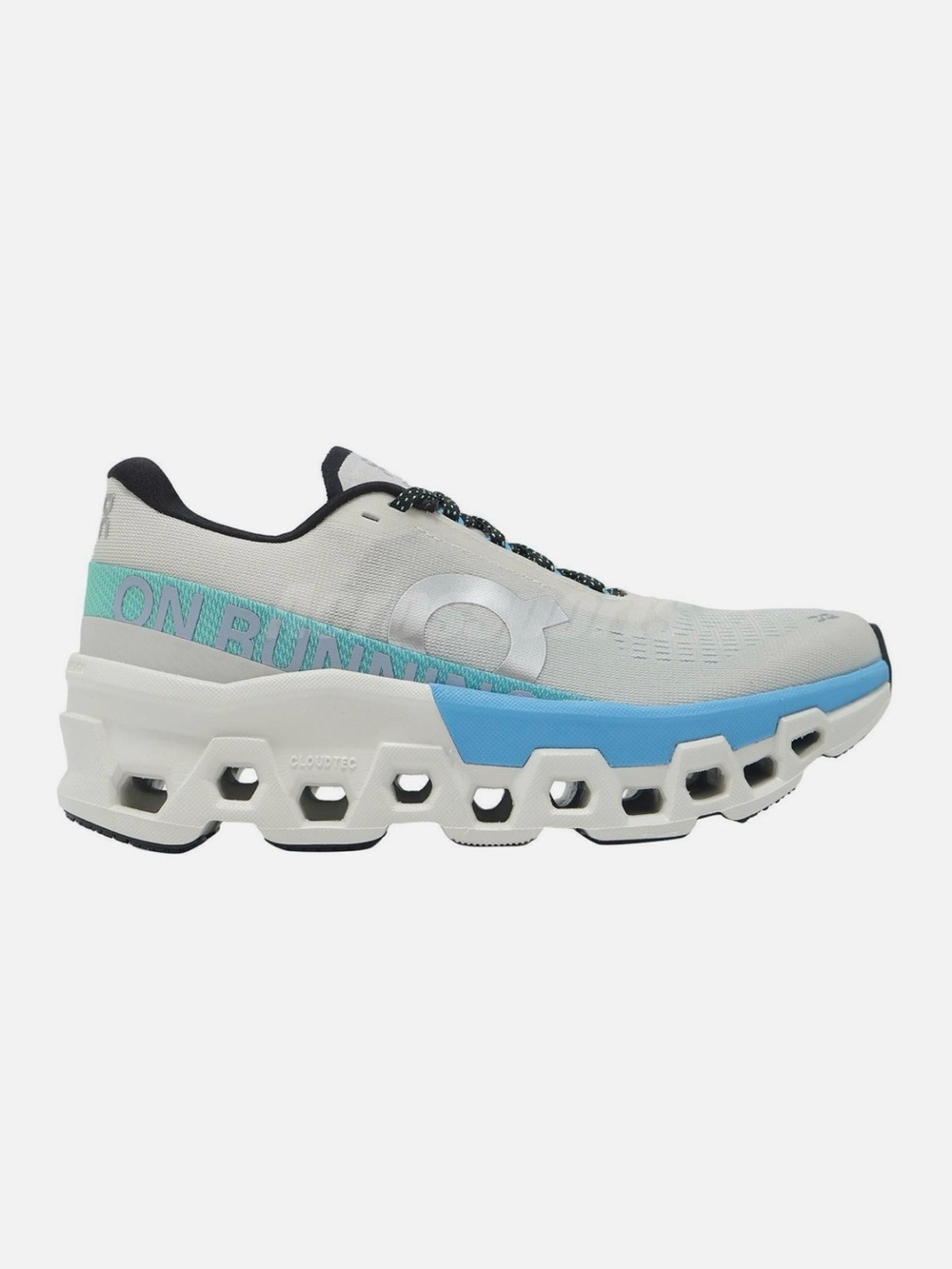 On Running Cloudmonster Sneakers in Light Gray, Blue, Black- Womens Size 9 - Picture 8 of 8